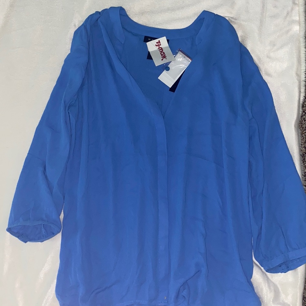 Women’s blue blouse